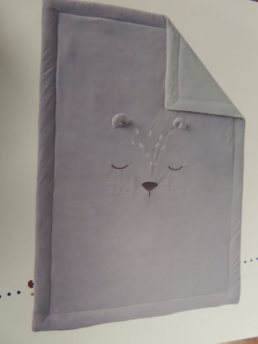 Veloudoux Kendi 100 x 140 cm deken, lichtgrijs
