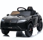 Elektrische kinderauto Lamborghini Urus 12V Accu auto voor kinderen Met Afstandsbediening (Zwart)