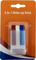 Make Up Stift Nederland - Schminkstift - Make-Up Stift - 3 in 1 - Rood/Wit/Blauw