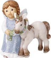 Goebel - Nina & Marco | Statue / figurine décorative Engel Fabulous Compagnon | Porcelaine - 8cm - Noël