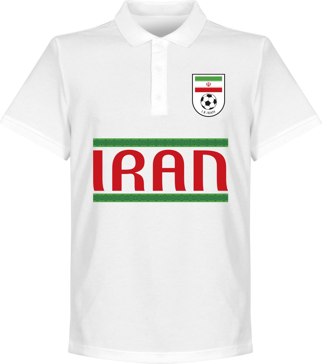 Iran Team Polo Shirt - Wit - M