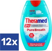 Theramed Pure Breath Tandpasta - 12 x 75 ml
