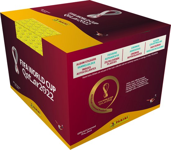 Panini FIFA Femmes Coupe Du Monde 2023 - Boîte De 50 Sachets D'Autocollants (250 Autocollants)