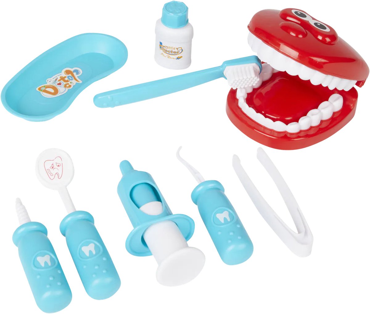 Doctor Set Jouets - Chien chez le dentiste - Play Set - Heal the Tooth -  avec lumière