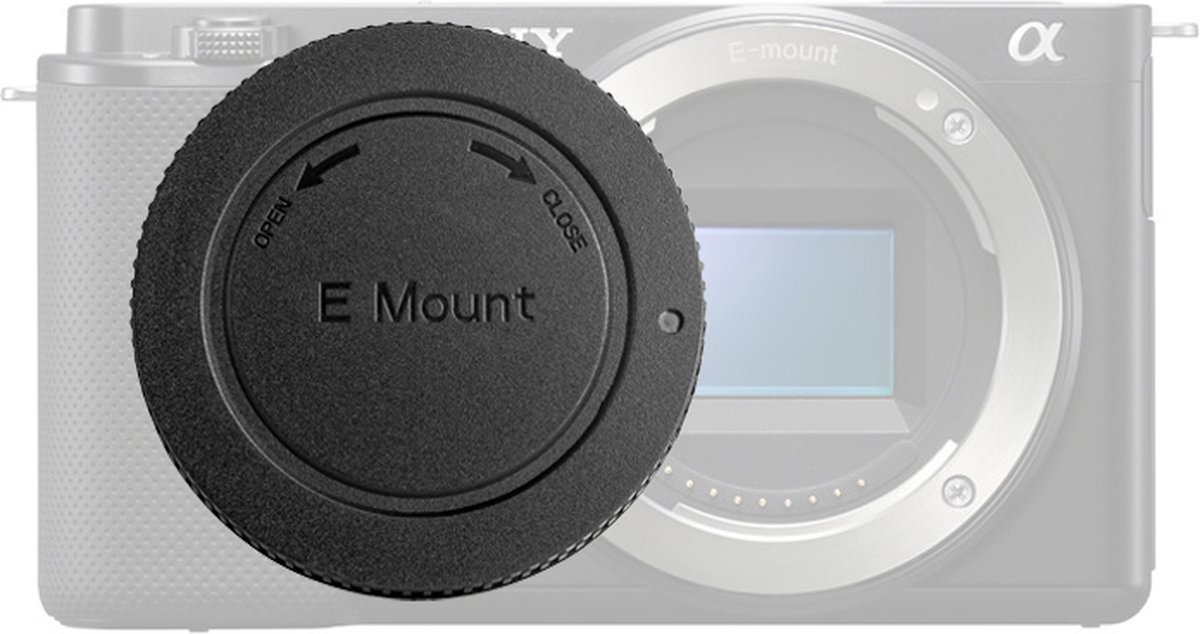 Camera Body Cap Voor Sony Systeemcamera Met E-mount Vatting
