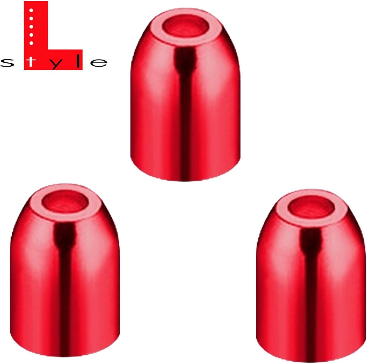 L Style Champagne Rings Metaal - Rood