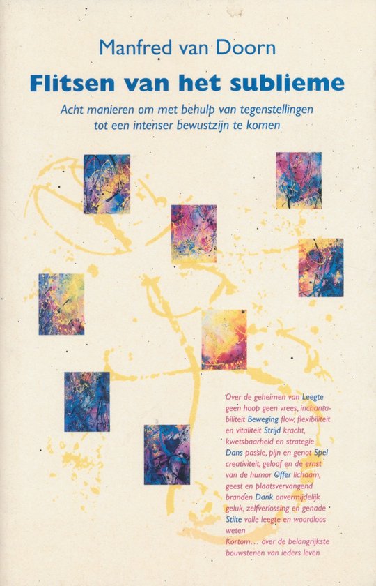 Cover van het boek 'Flitsen van het sublieme' van M. van Doorn