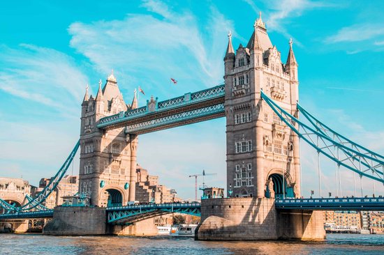 Diamond painting 40x50cm - towerbridge - ronde steentjes