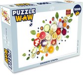 Puzzel Groente stapel - Legpuzzel - Puzzel 1000 stukjes volwassenen