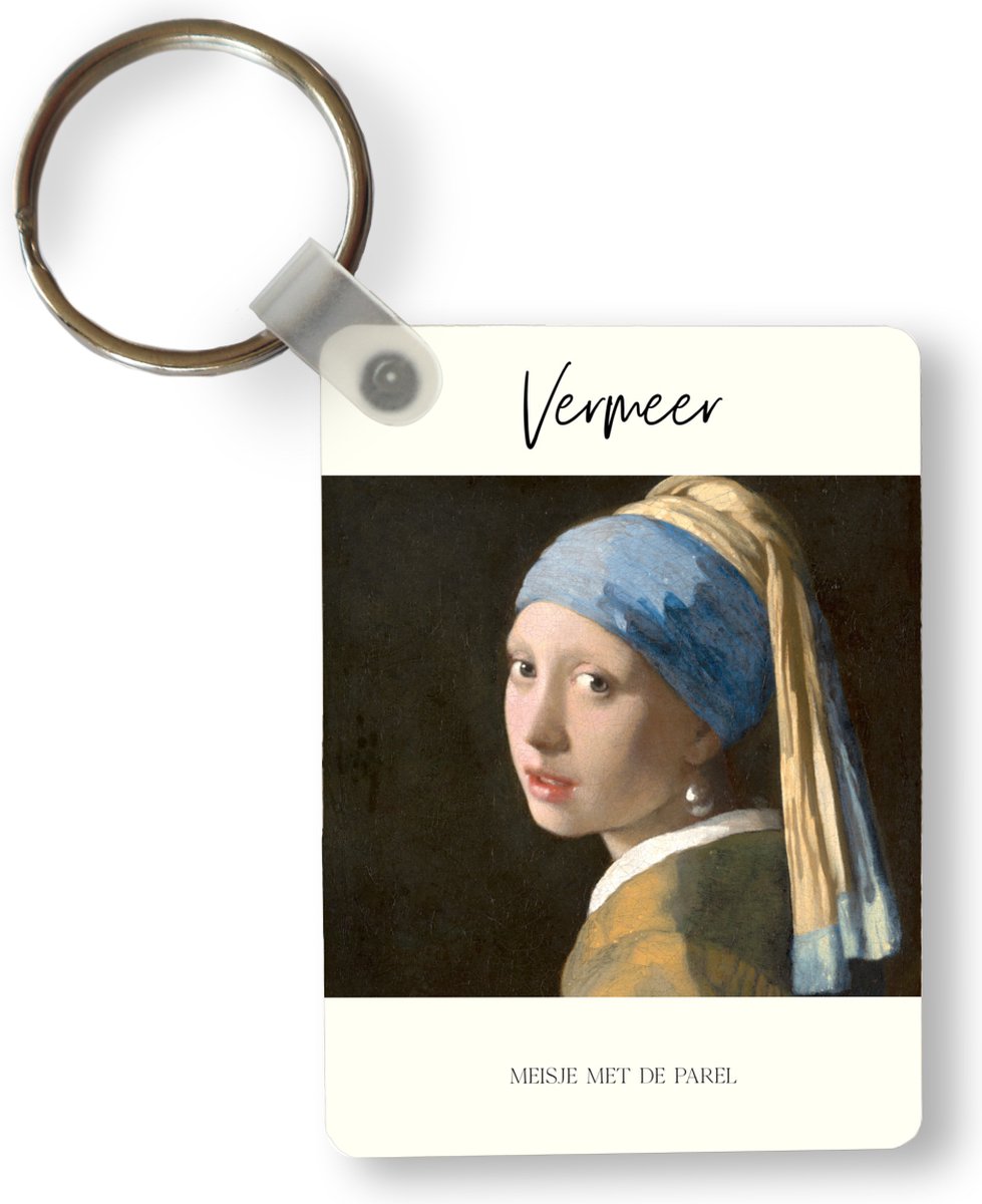 Sleutelhanger Kunst Het Meisje Met De Parel Johannes Vermeer Uitdeelcadeautjes Bol 