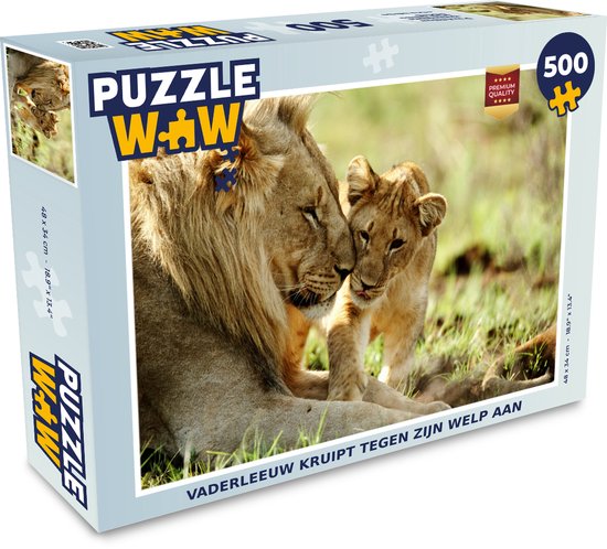 Puzzle Animaux sauvages - Lions - Herbe - Puzzle - Puzzle 500 pièces