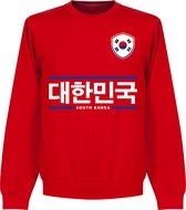 Zuid Korea Script Team Sweater - Rood - Kinderen - 140