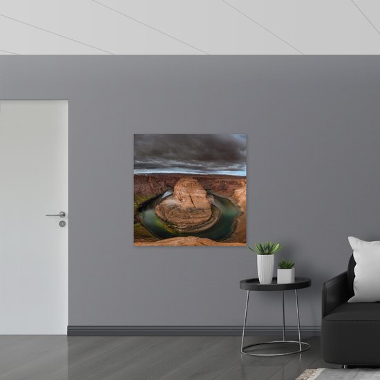 WallClassics - Plaque de Mousse PVC - Fer à Cheval - 100x100 cm Photo sur Plaque de Mousse PVC (Avec Système d'accrochage)