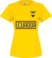 Ecuador Team T-shirt - Geel - Dames - XXL