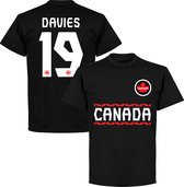 Canada Davies 19 Team T-Shirt - Zwart - XXL
