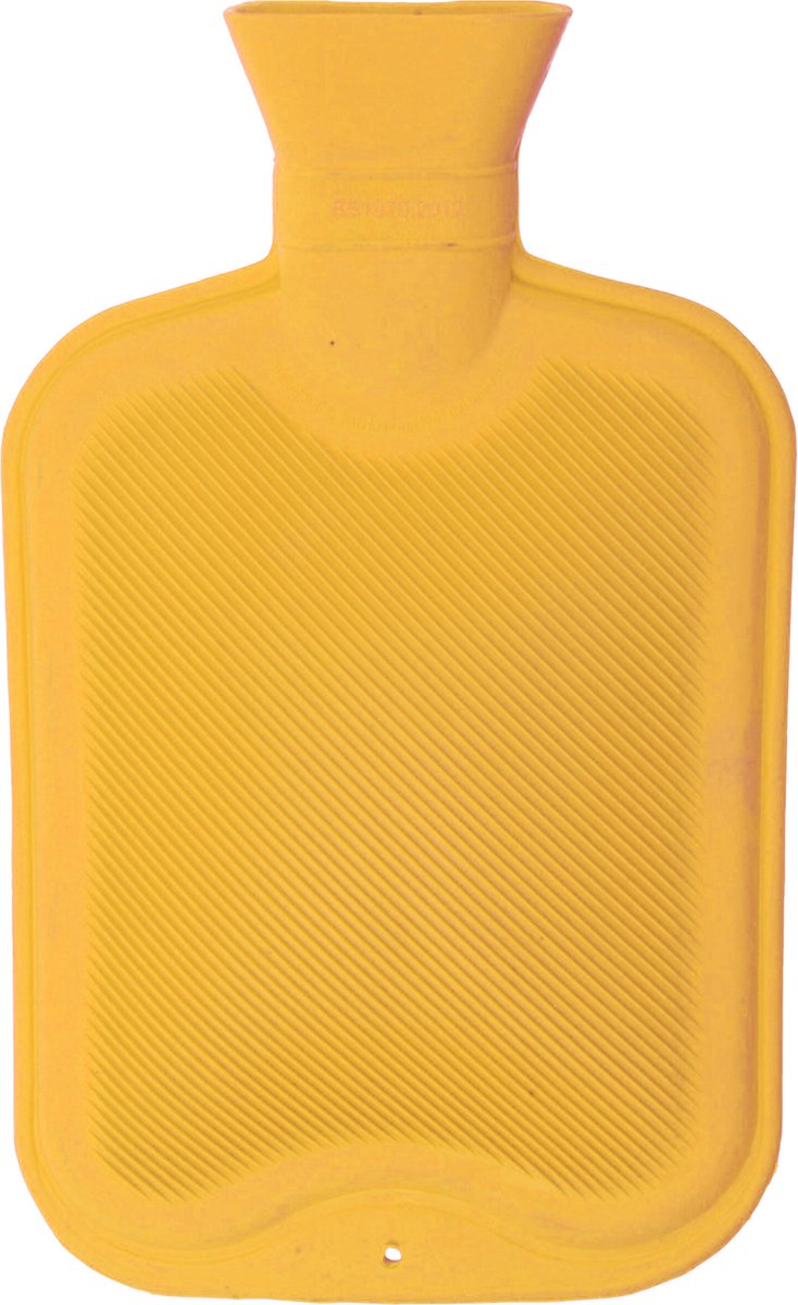 Goedkoopste Home & Styling Home & Styling - Warmwaterkruik - rubber geel - 2 liter