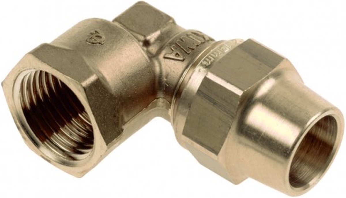 Knelfitting BELGAS - Kniekoppeling - 1 x 28mm - Binnendraad x Knel