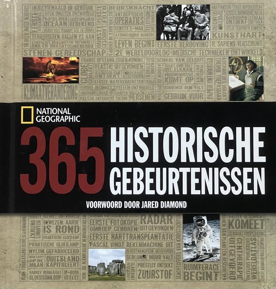 Cover van het boek '1000 historische gebeurtenissen in woord en beeld' van National Geographic