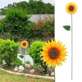 Tuinsteker Zonnebloem – ca 100 cm hoog - Tuindecoratie  Plantenplug