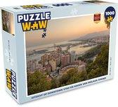 Puzzle Vue du centre-ville et du port de Málaga Espagne - Puzzle - Puzzle 1000 pièces adultes