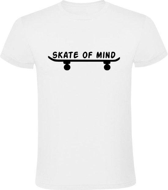 T-shirt Skate Or Die Femme – Blanc, Coton, Motif Skateboard (neuf Avec étiquettes)