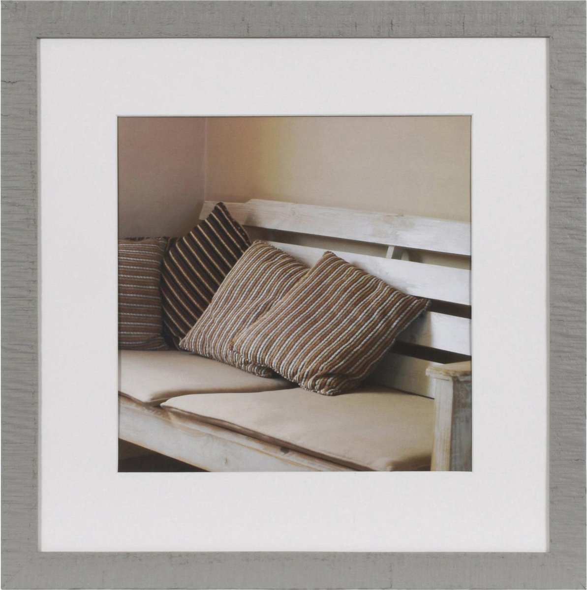 Henzo Fotolijst - Henzo - Driftwood - Fotomaat 50x50 cm - Grijs