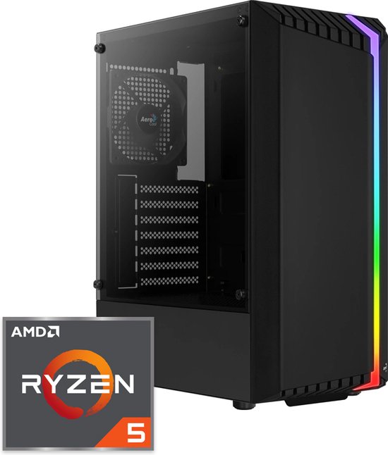 PC de Gaming RVB Séparation | AMD Ryzen 5 - 5600G | 16 Go de mémoire DDR4 |  SSD GB -... | bol