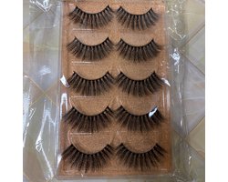 5-pack Nep Wimpers - 5-Pack False Eyelashes - High Quality - Non-Cruelty - #SL02