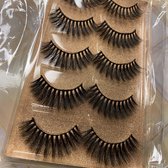 5-pack Nep Wimpers - 5-Pack False Eyelashes - High Quality - Non-Cruelty - #SL04