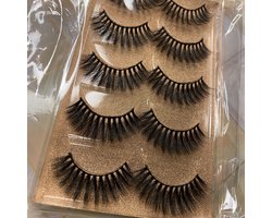 5-pack Nep Wimpers - 5-Pack False Eyelashes - High Quality - Non-Cruelty - #SL04