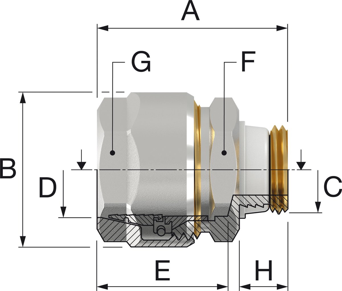 Simplex PLUS adapteraansluiting met G1