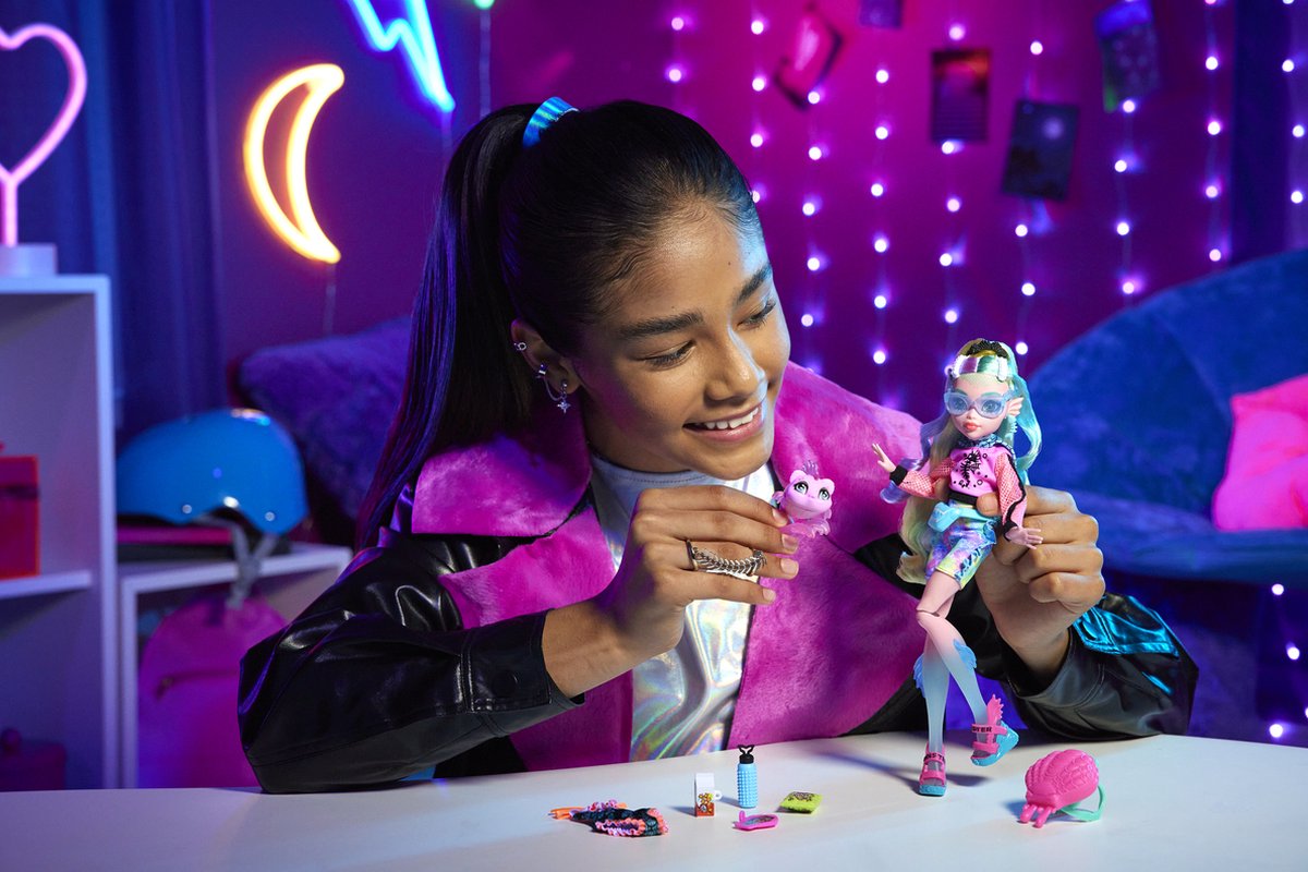 Monster High - Modepop - Lagoona Blue pop met schelpenzak — afbeelding 3