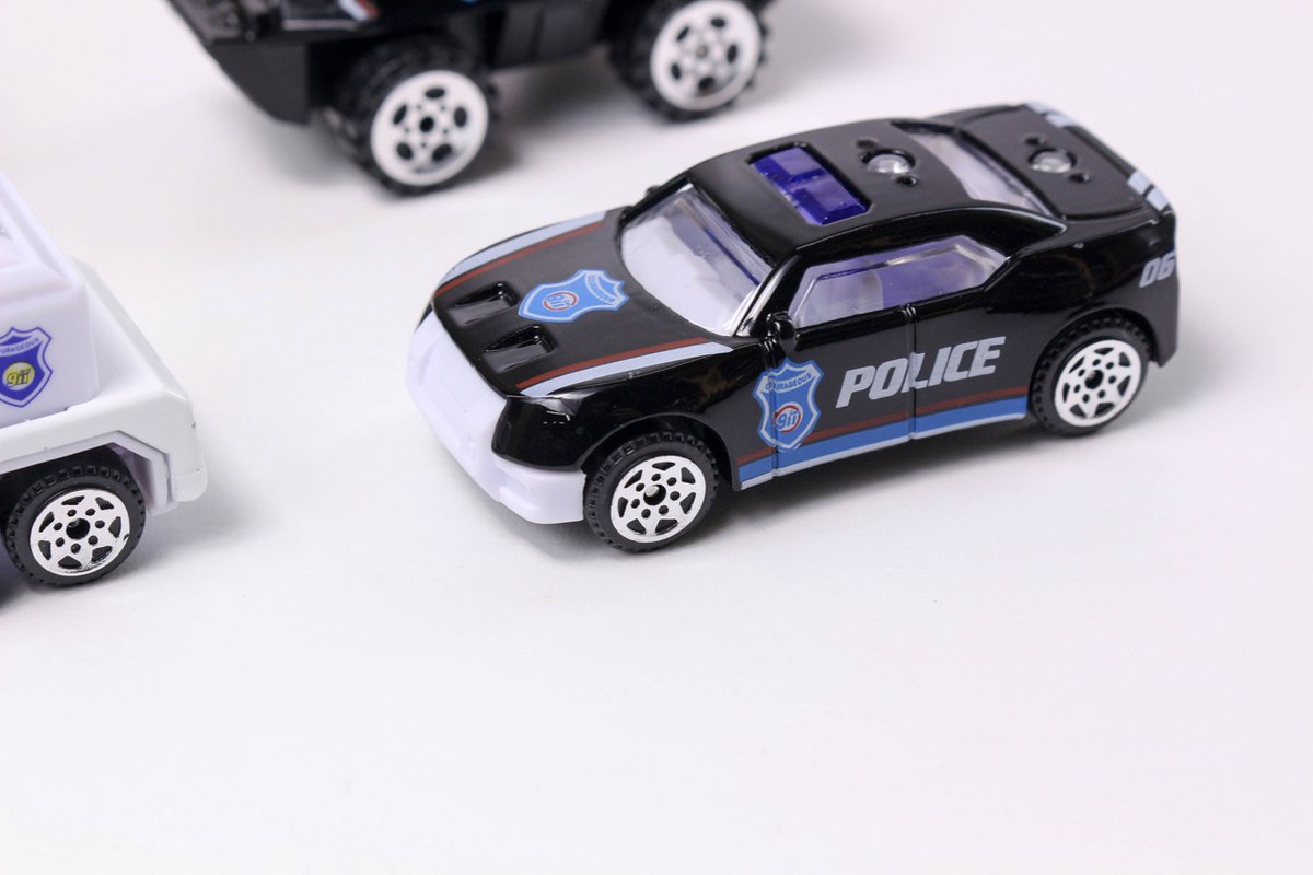 Politie auto speelgoed- politie auto - politie speelgoed - politie set - politie speelset - politie — afbeelding 3
