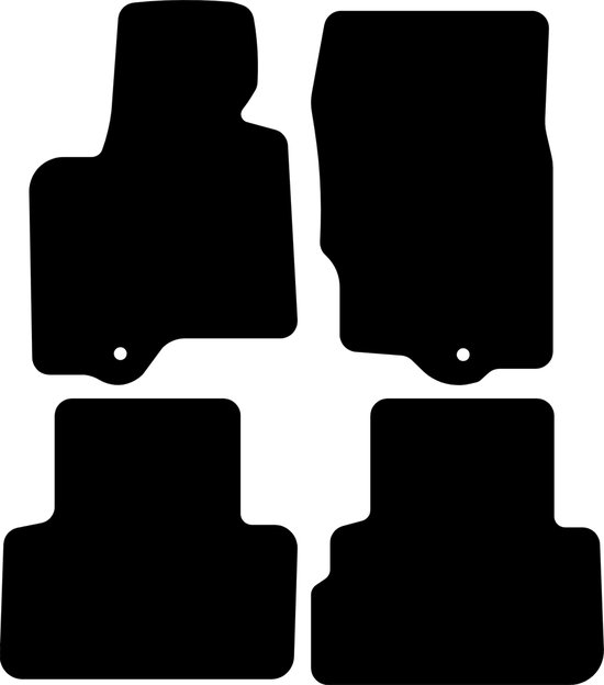 Tapis de voiture Infiniti EX EX37 - Année de construction : 2008 - 2013 - 4 pièces - Premium - Convient à toutes les versions