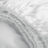Cinderella - Hoeslaken voor Topper met split (tot 15 cm) - 160x200 cm - White