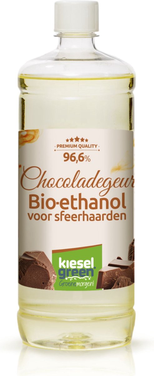 Bio-Ethanol met Chocoladegeur-PREMIUM- bioethanol - biobrandstof - 1 liter