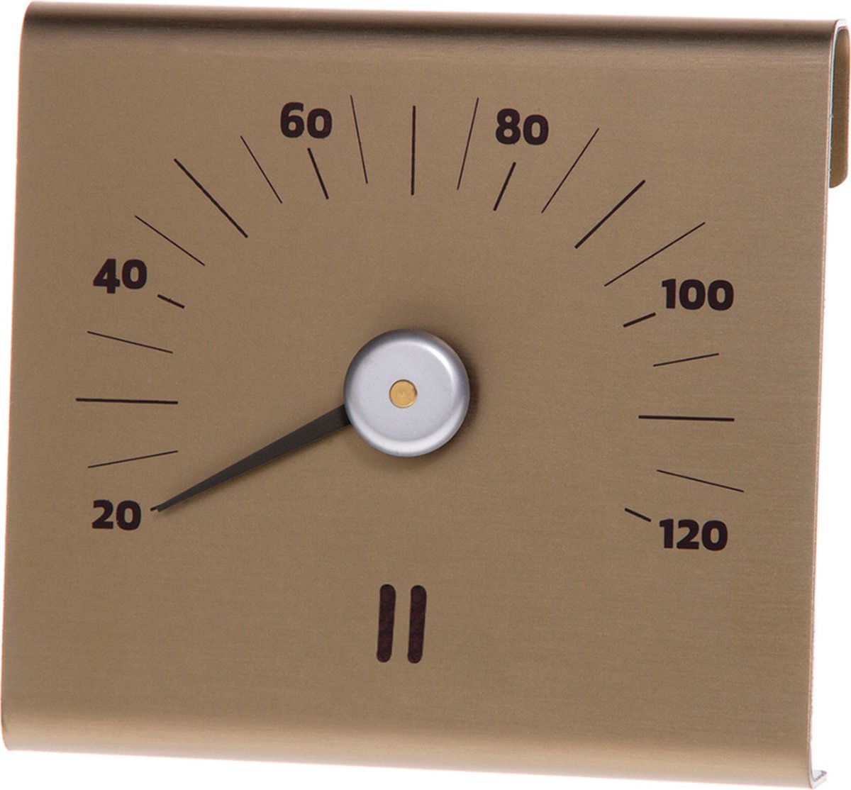 Design Sauna Thermometer Champagne (15cm) - Rento