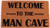 Welcome To The Man Cave - Deurmat