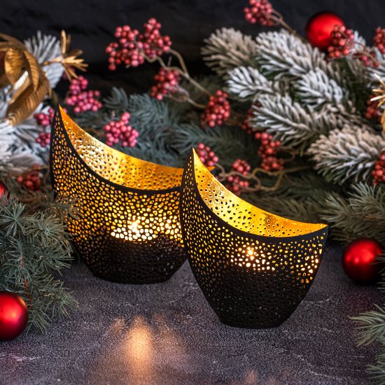 Gadgy Oosterse Theelichthouders Set van 2