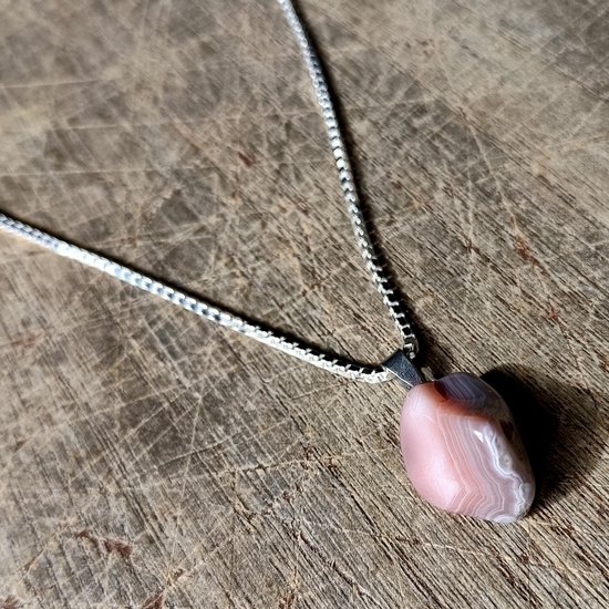 Zilveren ketting & hanger zeeuwse knoop voor dames | Lucardi-BE