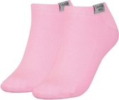 Calvin Klein Jeans Women Sneaker Patch (2-pack) - dames enkelsokken - roze dessin - Maat: One size