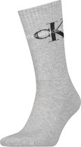 Calvin Klein Jeans Men Sock Rib (1-pack) - heren sokken - lichtgrijs melange - Maat: One size