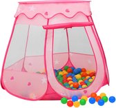 vidaXL Kinderspeeltent 70x112x70 cm roze