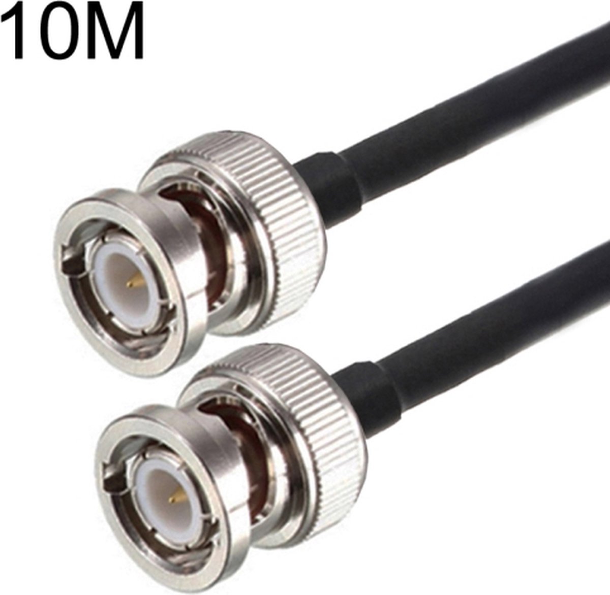 BNC Male To BNC Male RG58 Coaxial Adapter Cable, Cable Length:10m