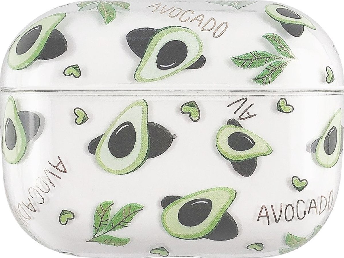 Mobigear Design Hardcase Hoesje voor Apple AirPods Pro 2 - Avocado