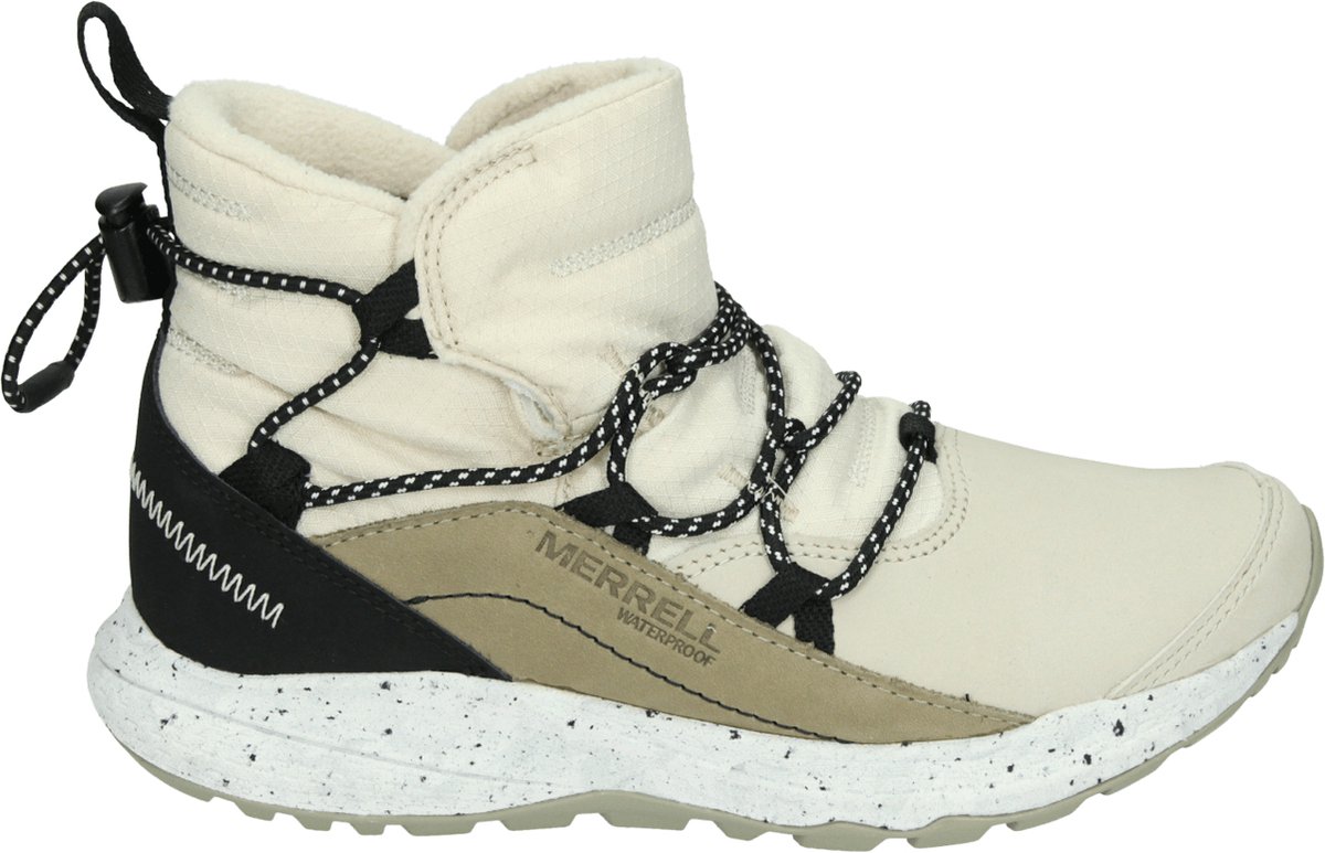 Merrell J036788 Hoge sneakersVeterlaarzenDames veterschoenenDames sneakersHalf-hoge schoenen Beige