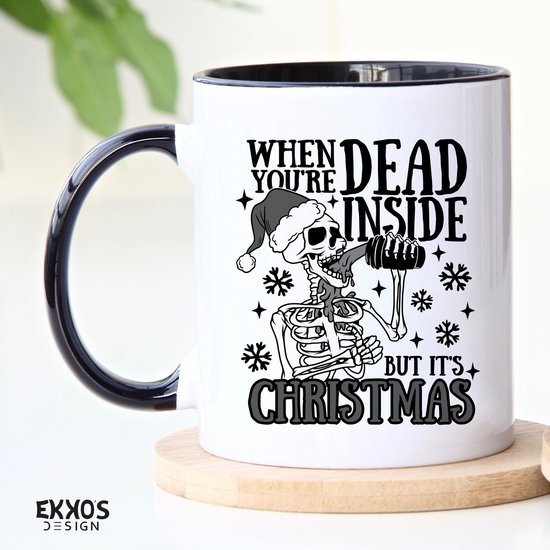 Halloween mok - Herfts- Black friday 2022 - Kerst cadeau voor vrouwen - Sinterklaas cadeautjes - Cadeau voor vrouw - Koffiemok - Grappige cadeaus - Cadeau voor man - Mokken en bekers - Verjaardag cadeau - Koffiekopjes - Mok met tekst