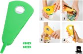Bob Online ™ - 1 Stuk - 4-in-1 – Groen - Multifunctionele - Dekselopener – Potopener – Flesopener – Pottenopener – Reuma Hulpmiddel – Blikopener – Voor Deksels, Potten en Schroefdoppen – Keuken Hulpmiddelen