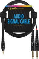Câble de signal audio Boston mini jack stéréo vers 2x jack mono