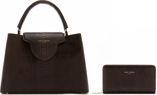 LOUIS VUITTON Dames Tasje/Portemonnee Leer in Bruin